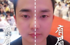 男士半永久纹线条眉教学图-公开课绅士眉作品图