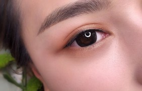 公开课手工线条眉图片(空针飘眉案例教学)